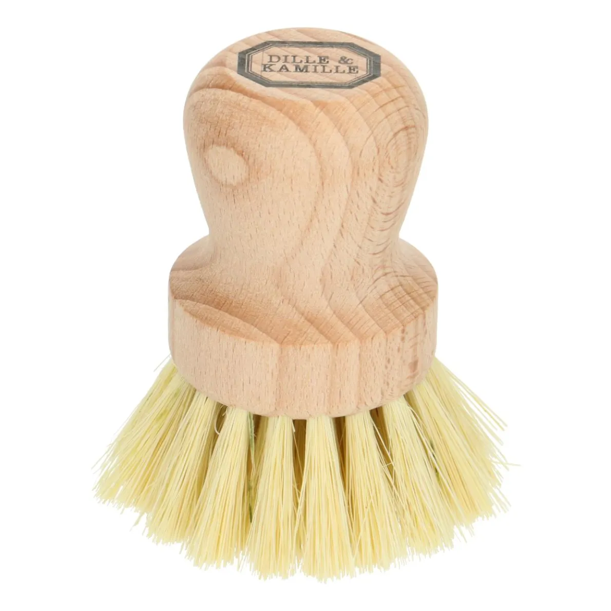 Afwasborstel, rond, beukenhout en tampico