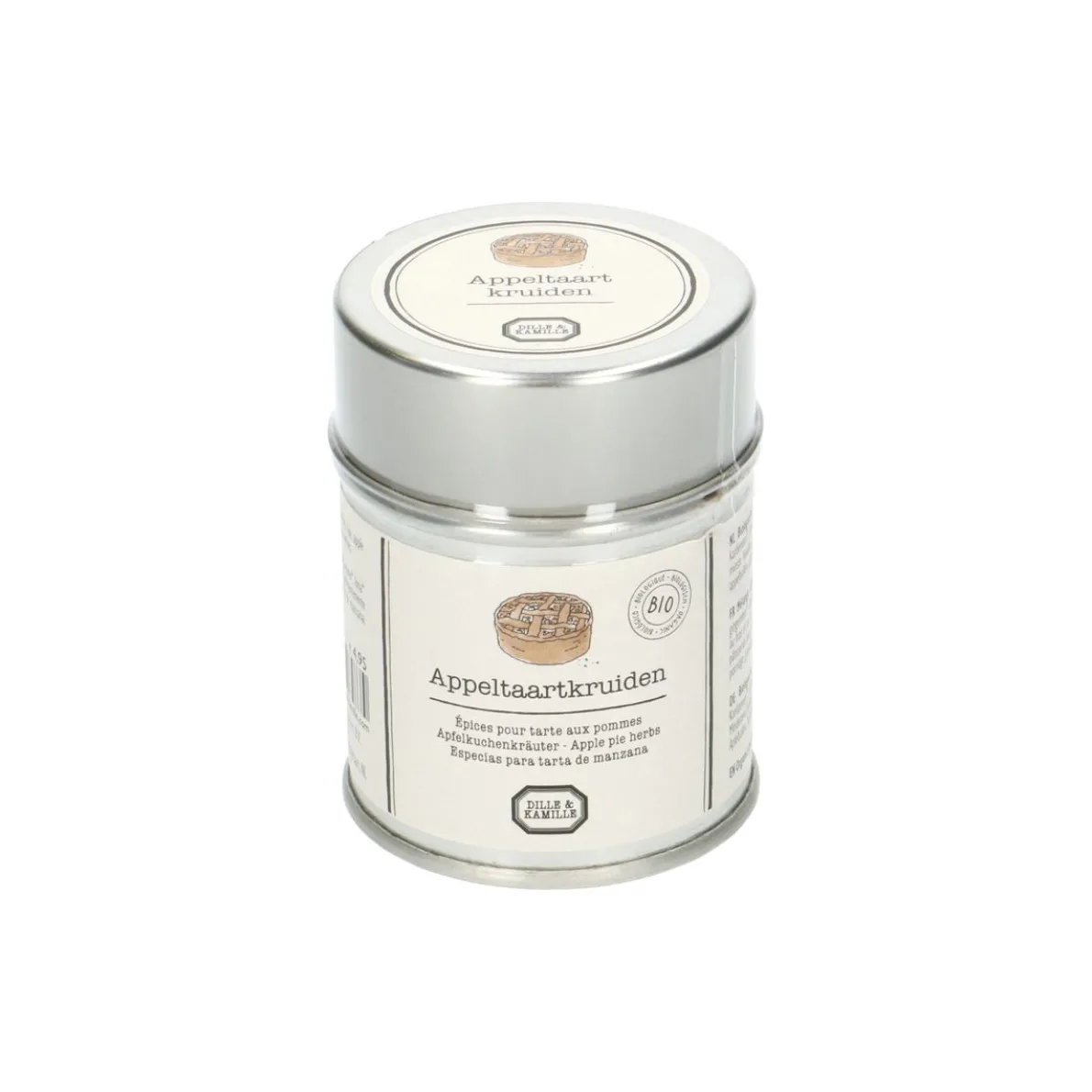 Appeltaartkruiden, biologisch, blikje, 35 g