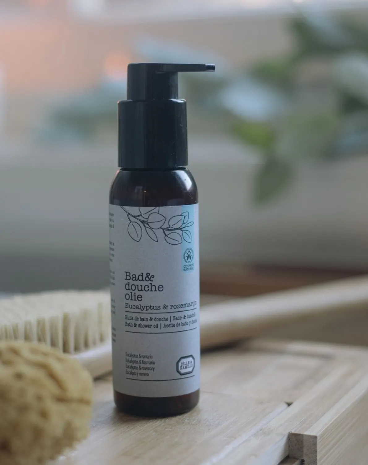 Bad- & doucheolie, lavendel & ylang, 100 ml