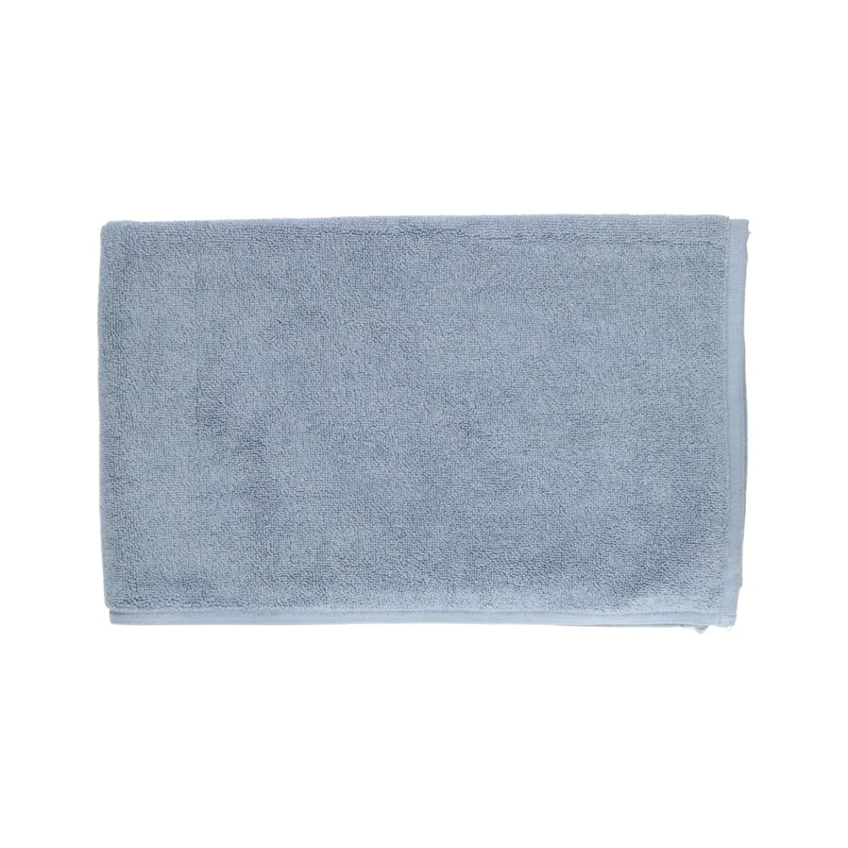 Badmat, gerecyclede katoen, lichtblauw, 50 x 80 cm