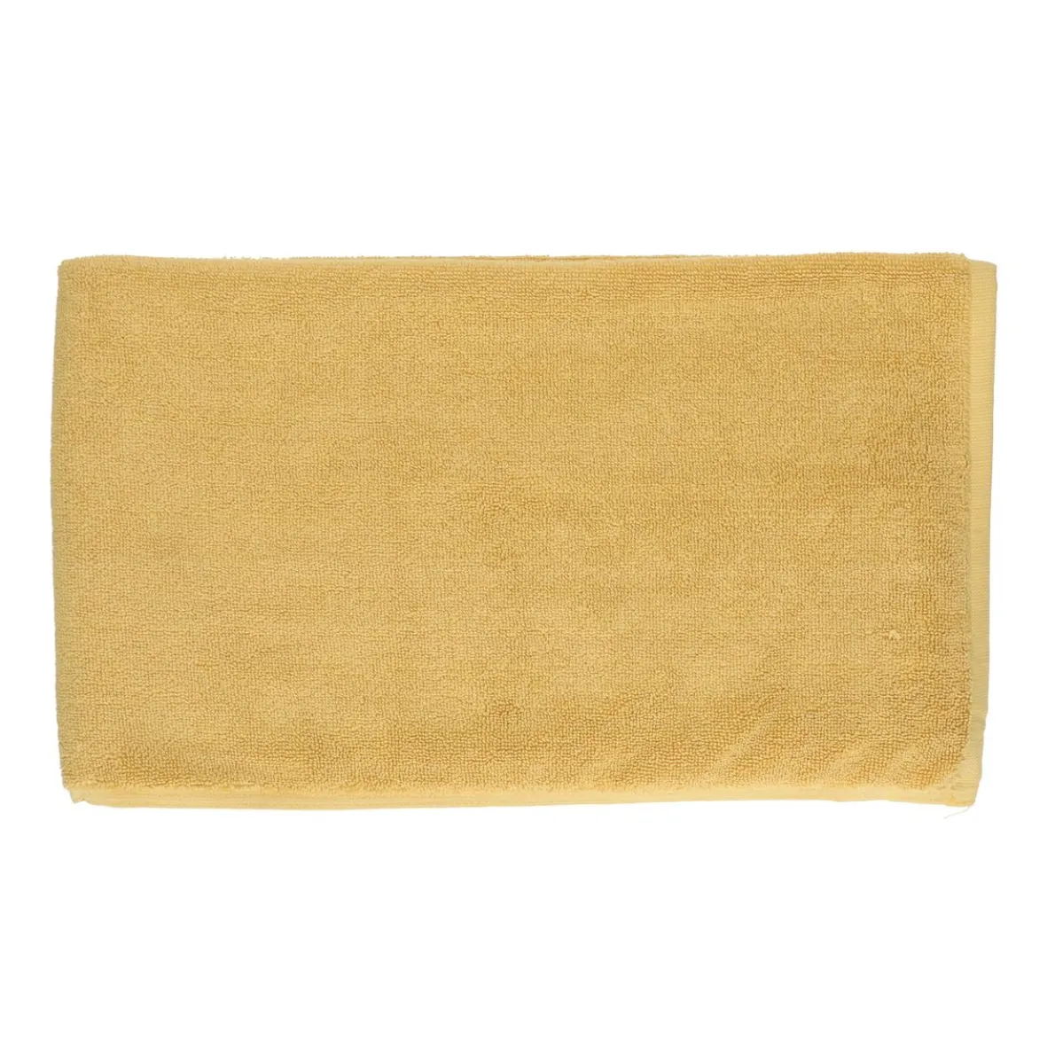 Badmat, Recycled katoen, Korengeel, 50 x 80 cm