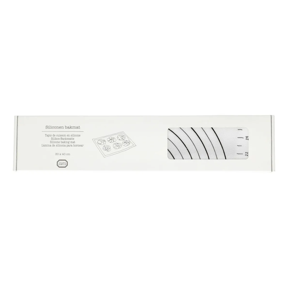 Bakmat met maataanduiding, siliconen, PFAS-vrij