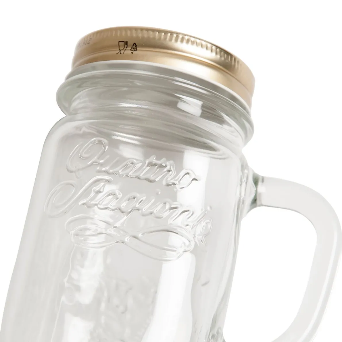 Beker met oortje 'Quattro Stagioni', inhoud 0,4 l