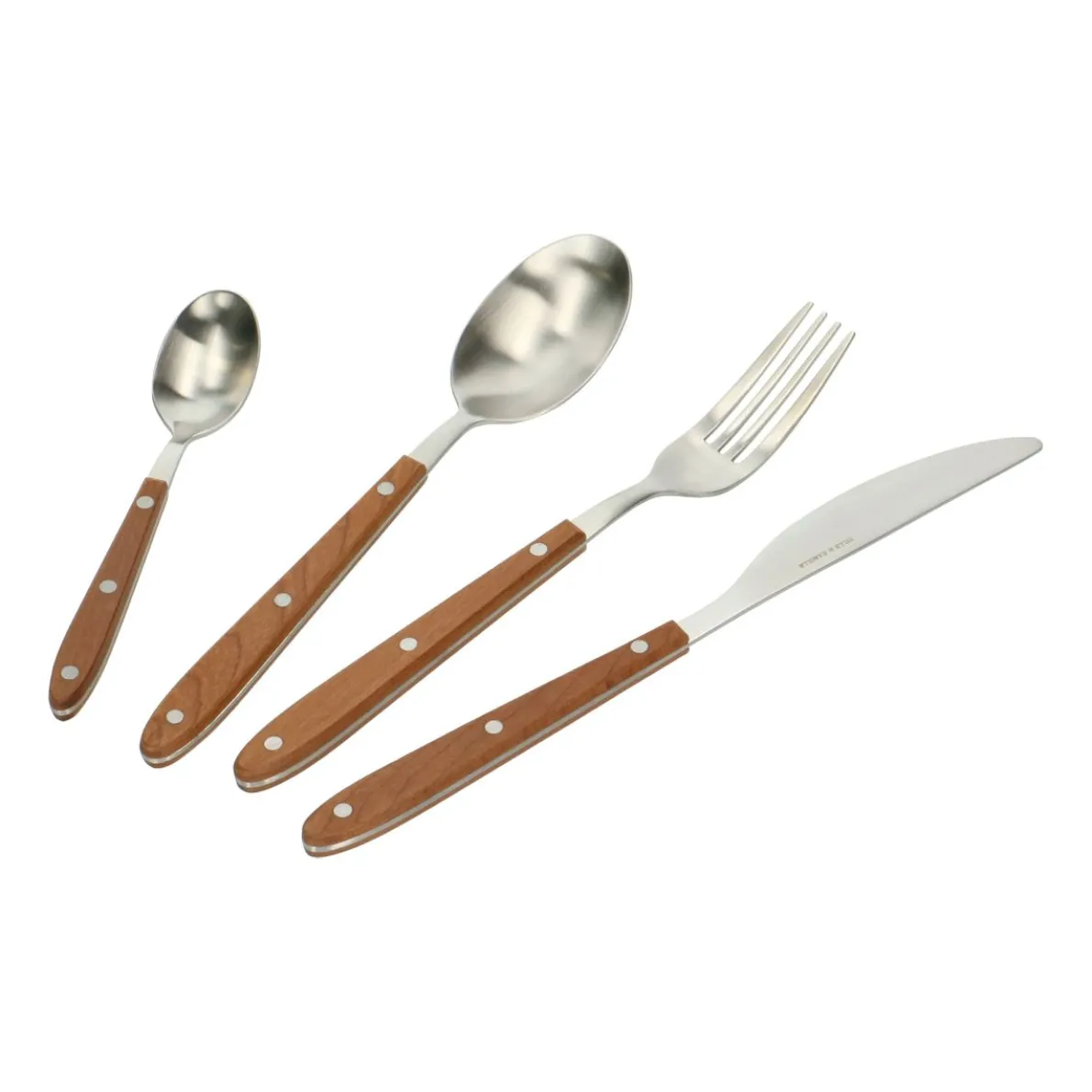 Bestekset 'Bistro', rvs, 16-delig