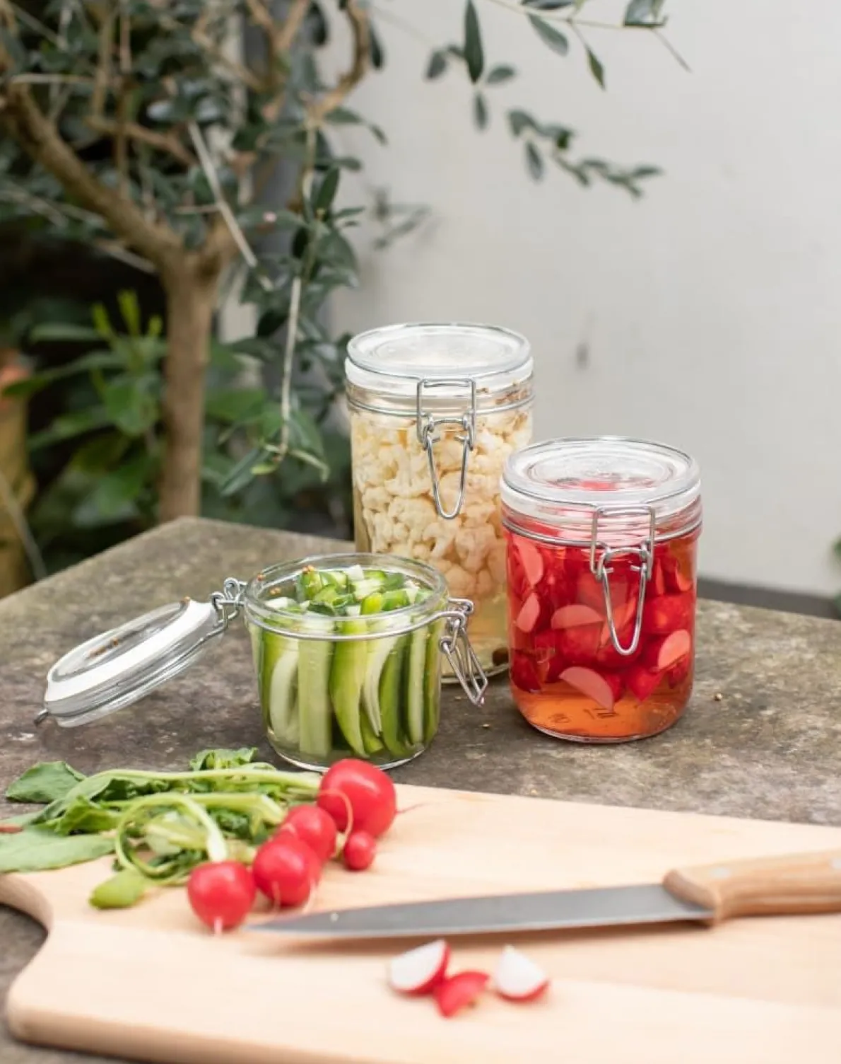 Beugelpot, glas, 0.5 l