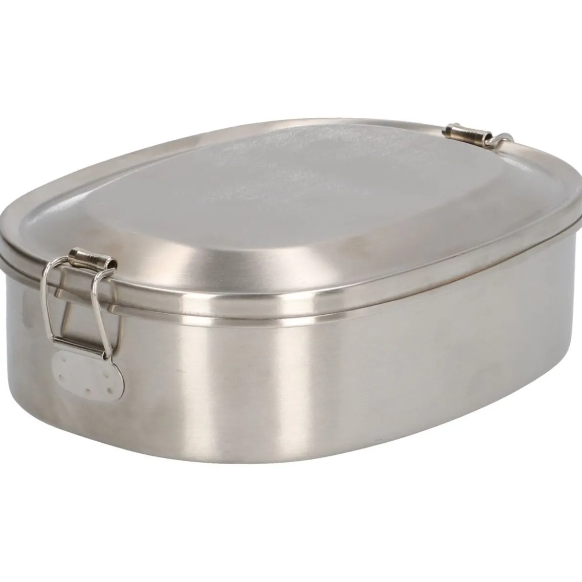 Boterhamdoos, RVS, 18.5 x 14.5 cm