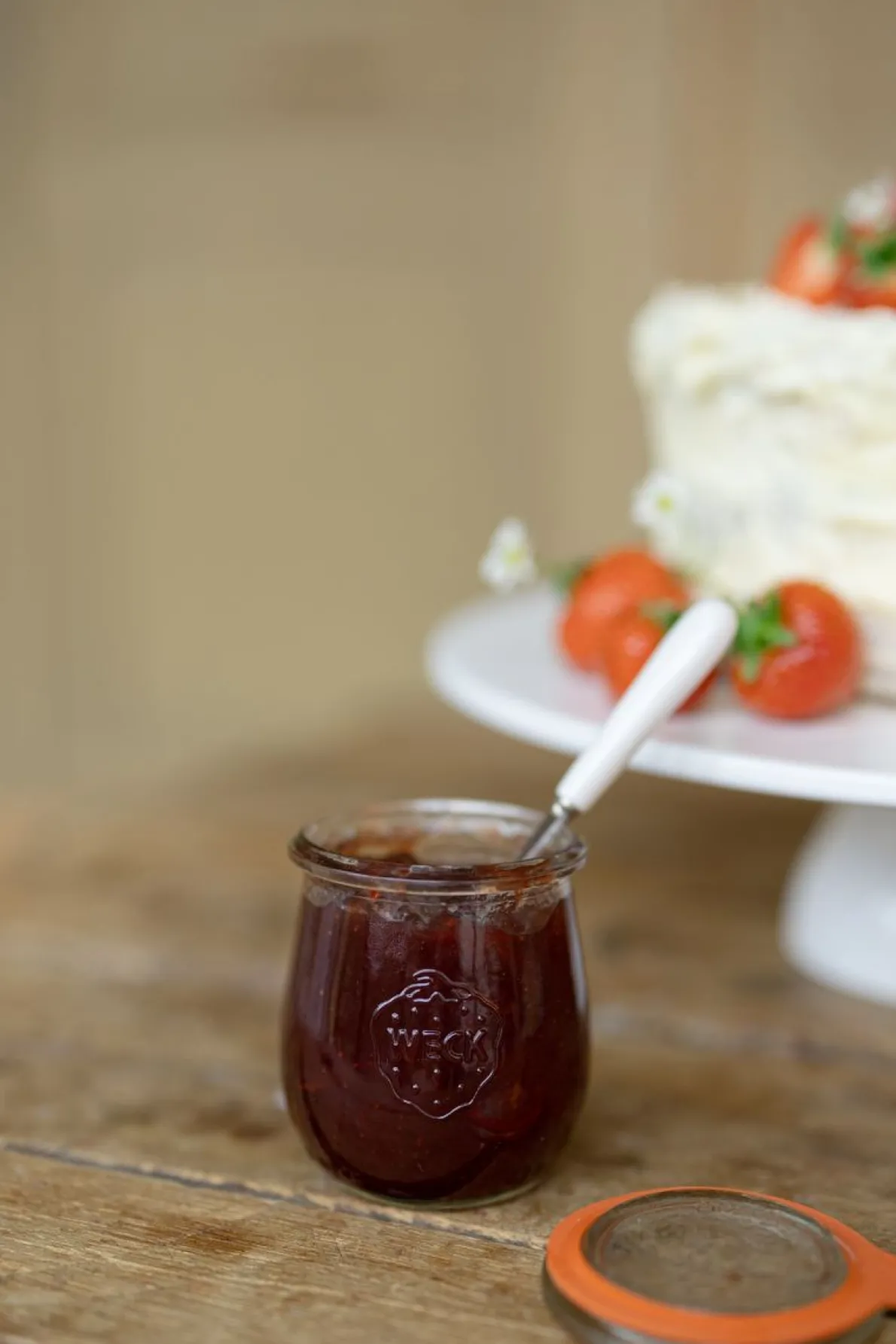 Confituur, aardbei champagne, 250 gram