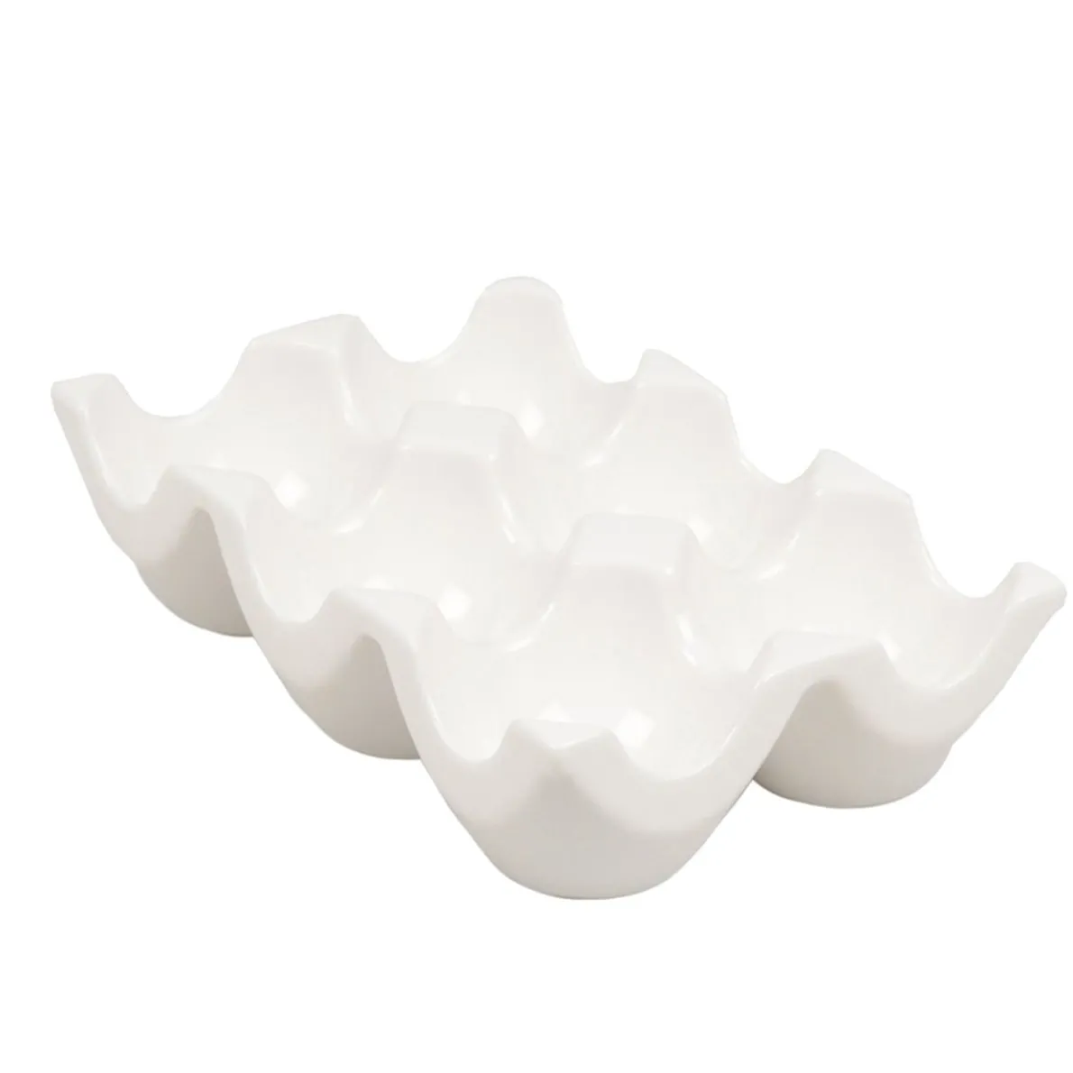 Eierhouder, porselein