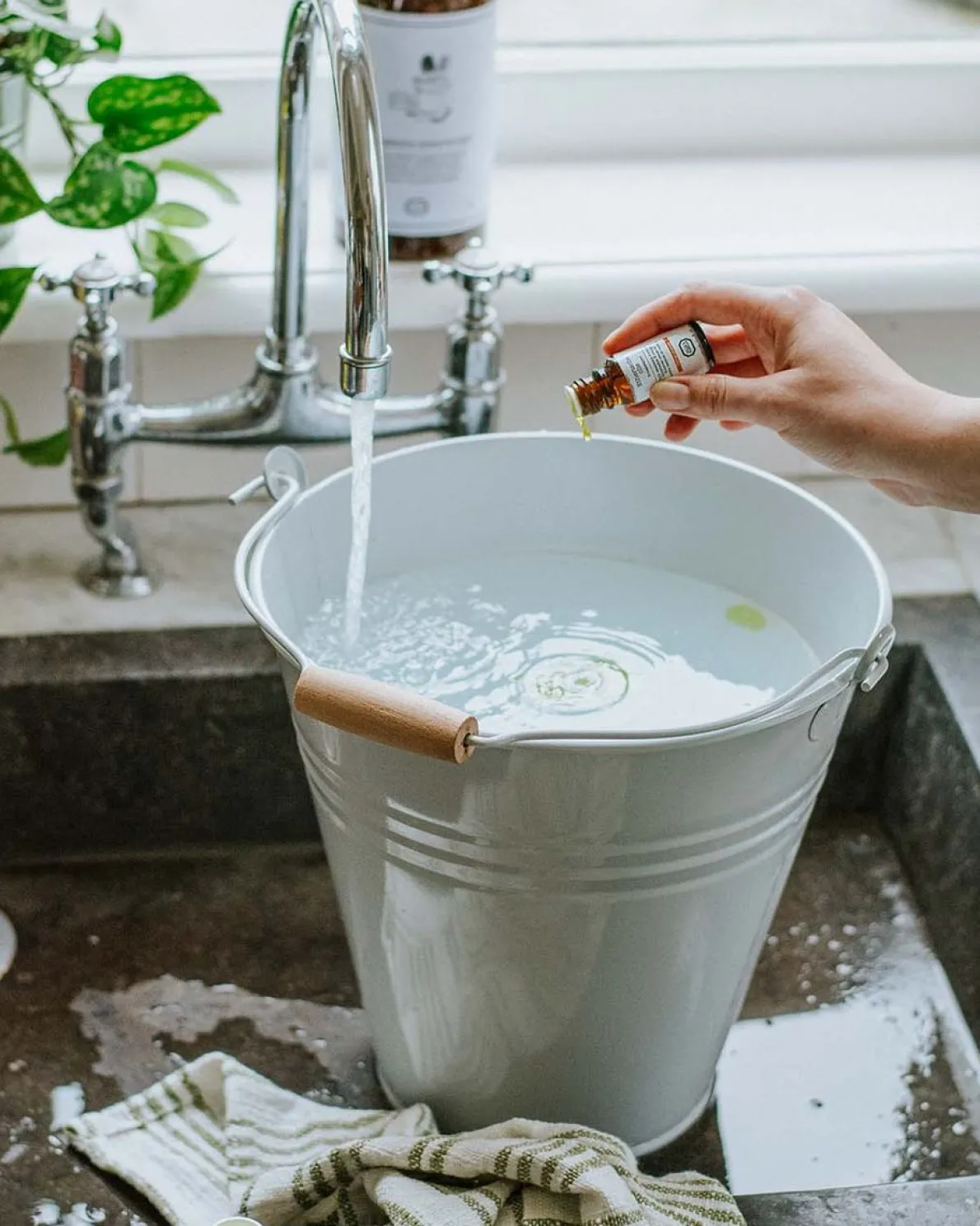 Emmer, zink, offwhite, 10 L