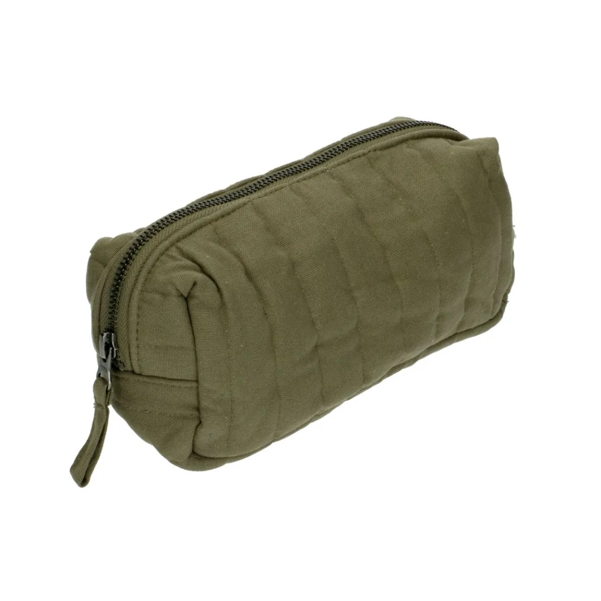 Etui, katoen, mosgroen