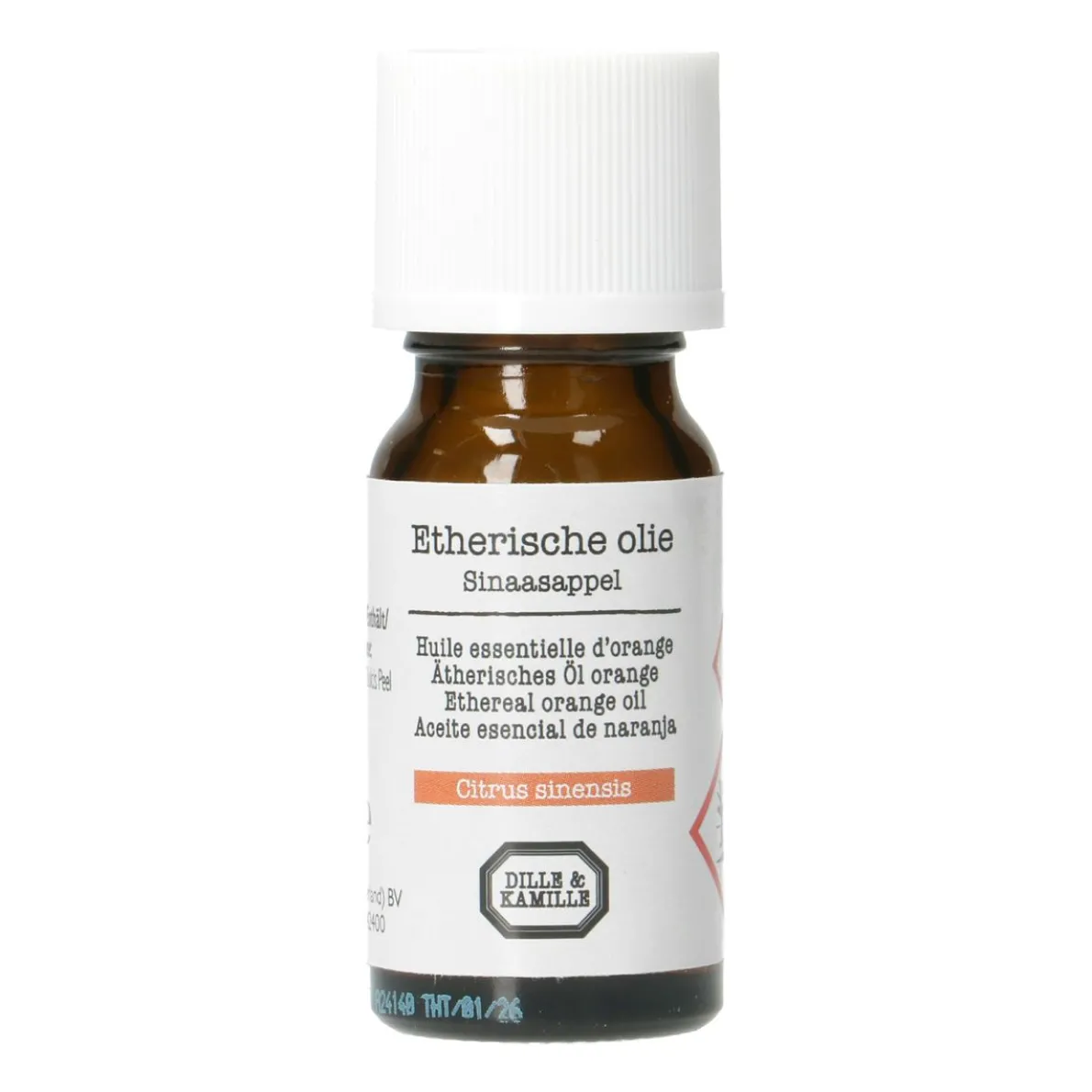 Geurolie, sinaasappel, biologisch, etherische olie, 10 ml