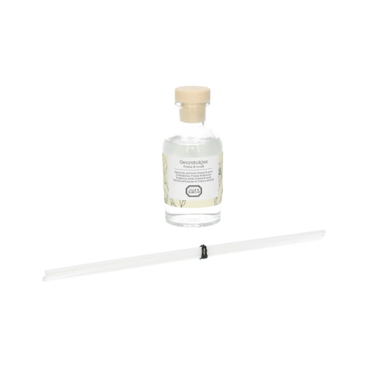 Geurstokjes, fresia en musk, 100 ml