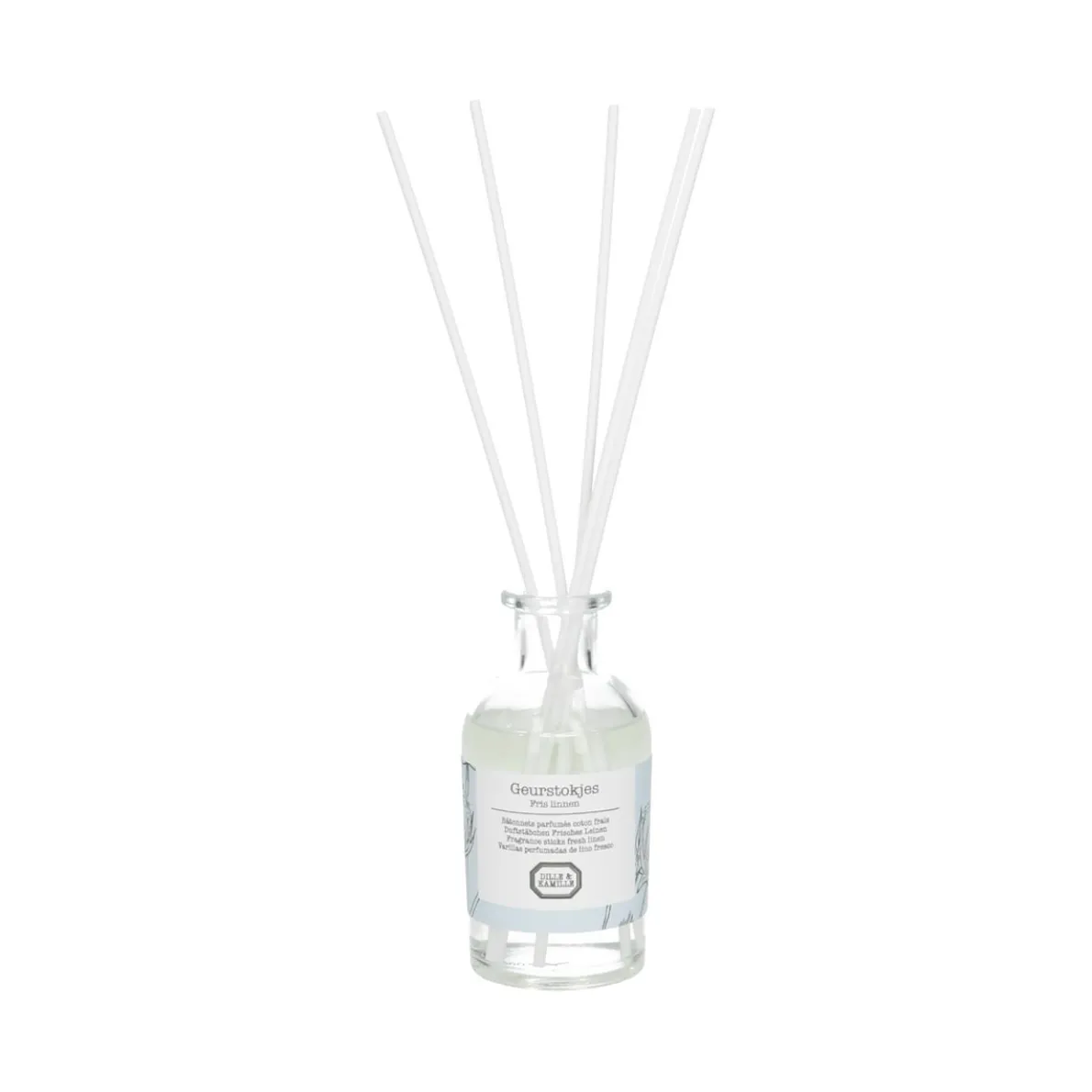 Geurstokjes, fris linnen, 100 ml