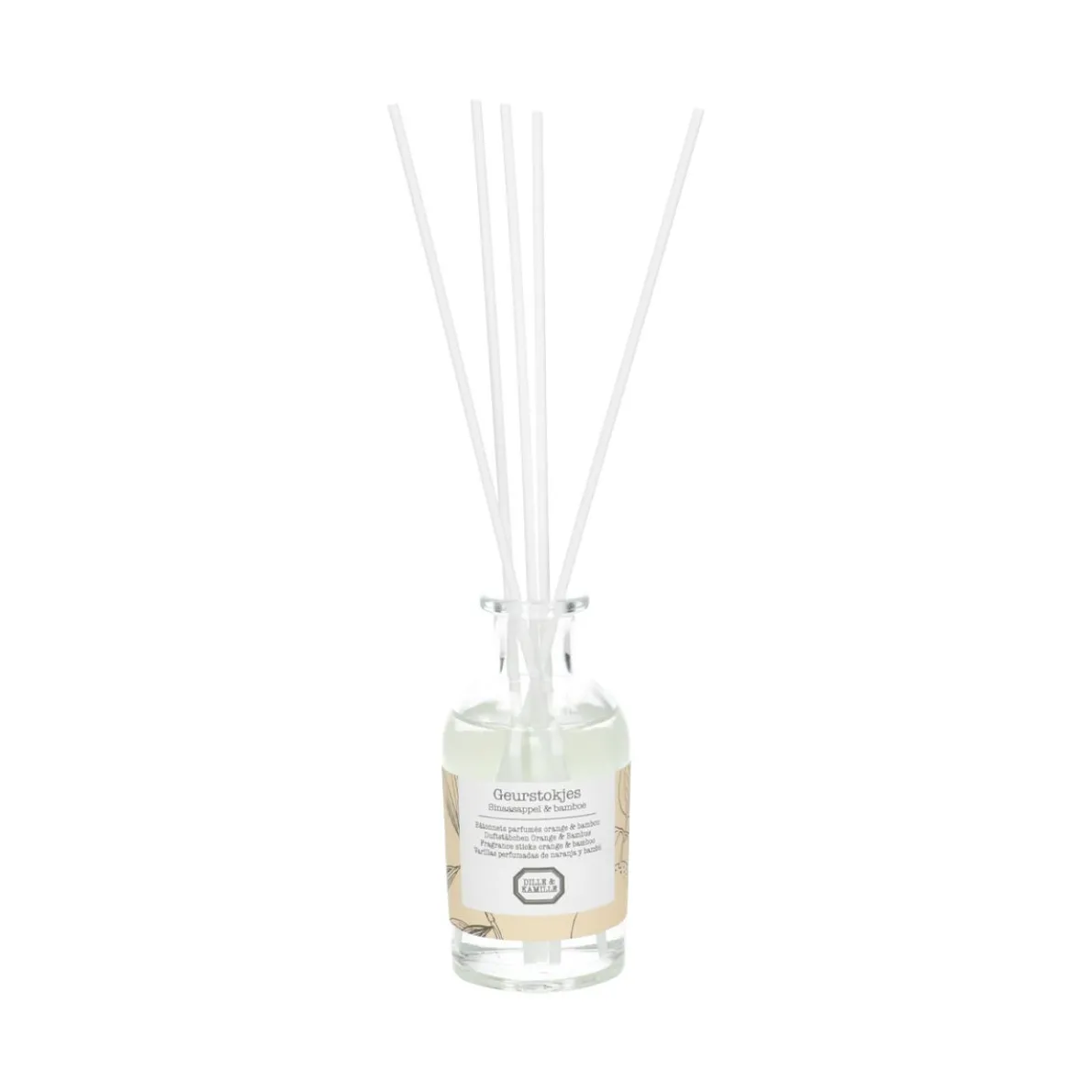 Geurstokjes, sinaasappel en bamboe, 100 ml