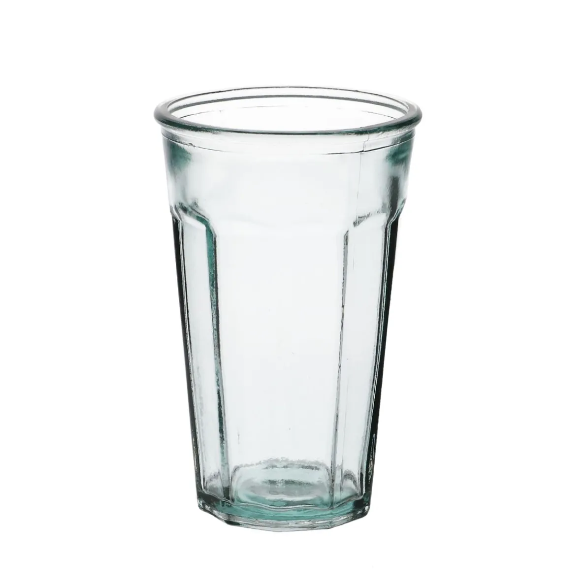 Glas met facetten, gerecycled glas, 300 ml