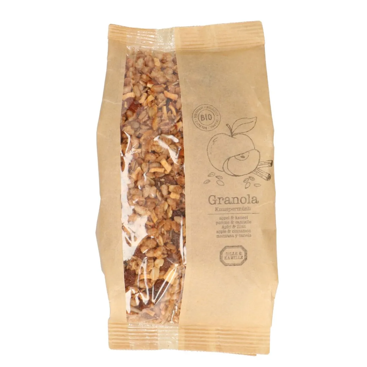 Granola, biologisch, appel & kaneel, 375 gr