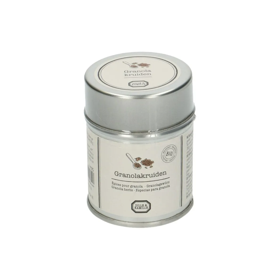 Granolakruiden, biologisch, blikje, 45 g
