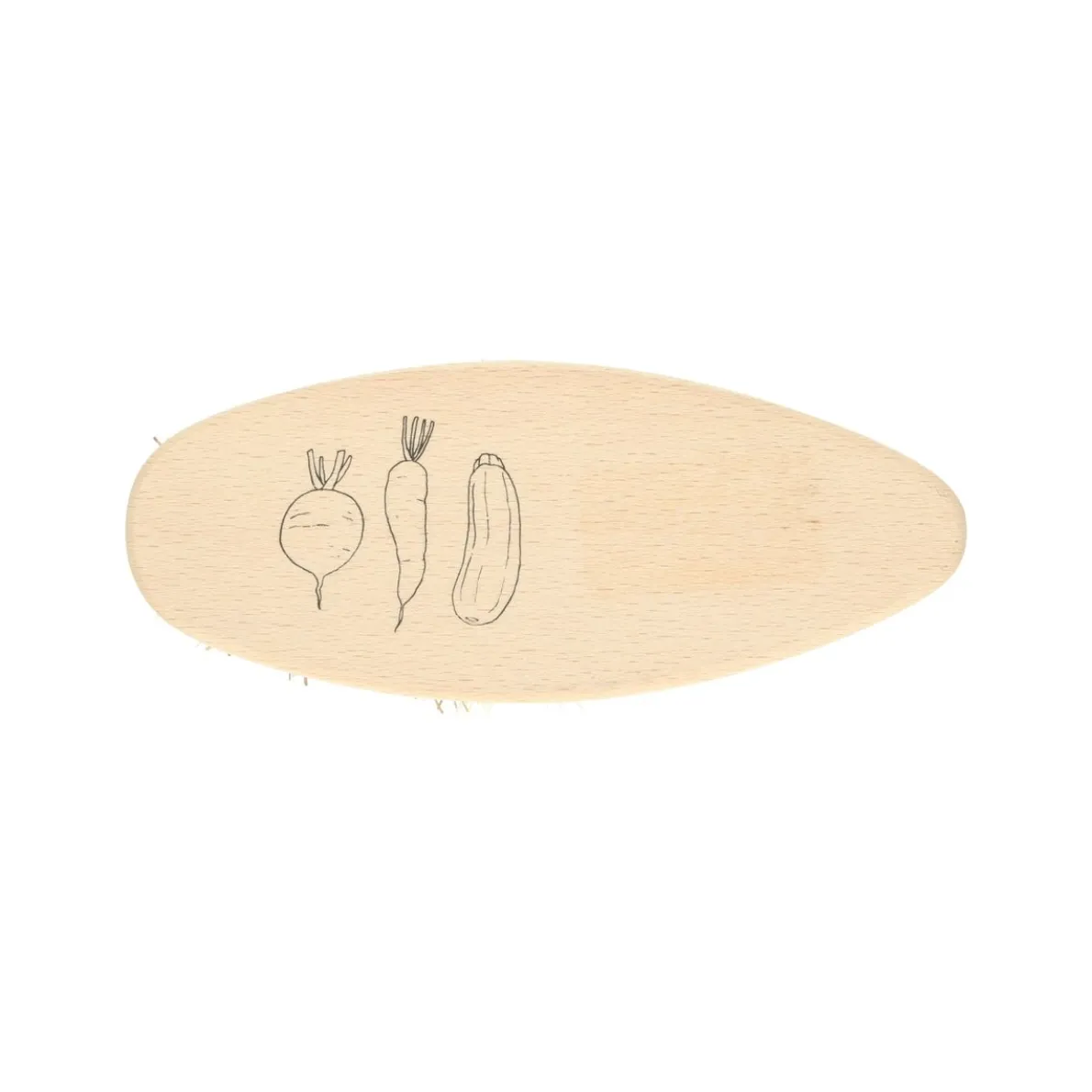 Groenteborstel, beukenhout