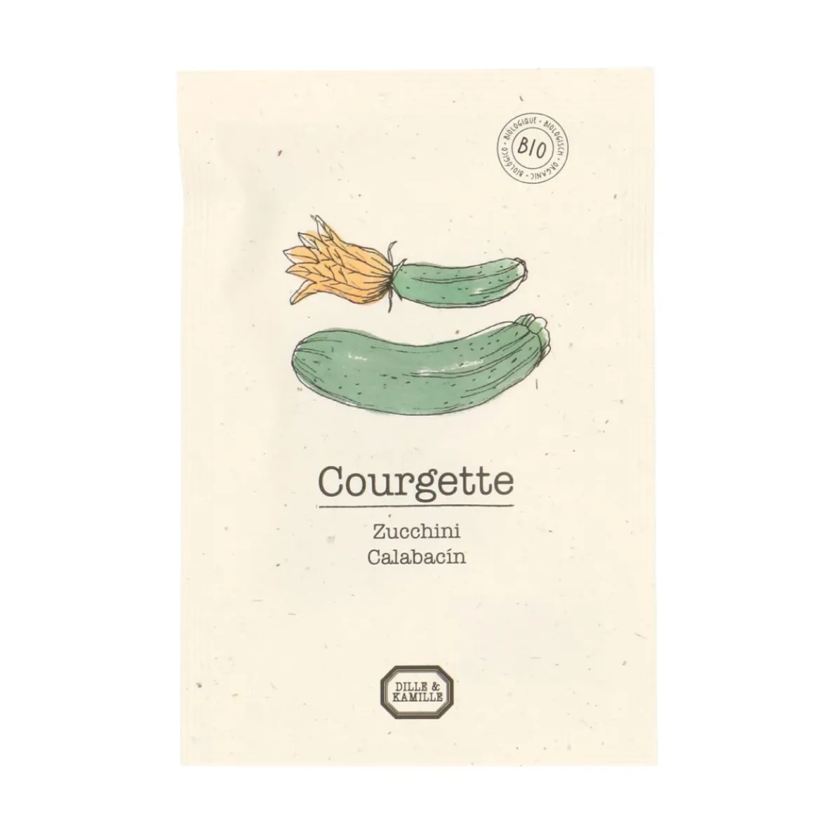 Groentezaden, biologisch, courgette, 2.5 g