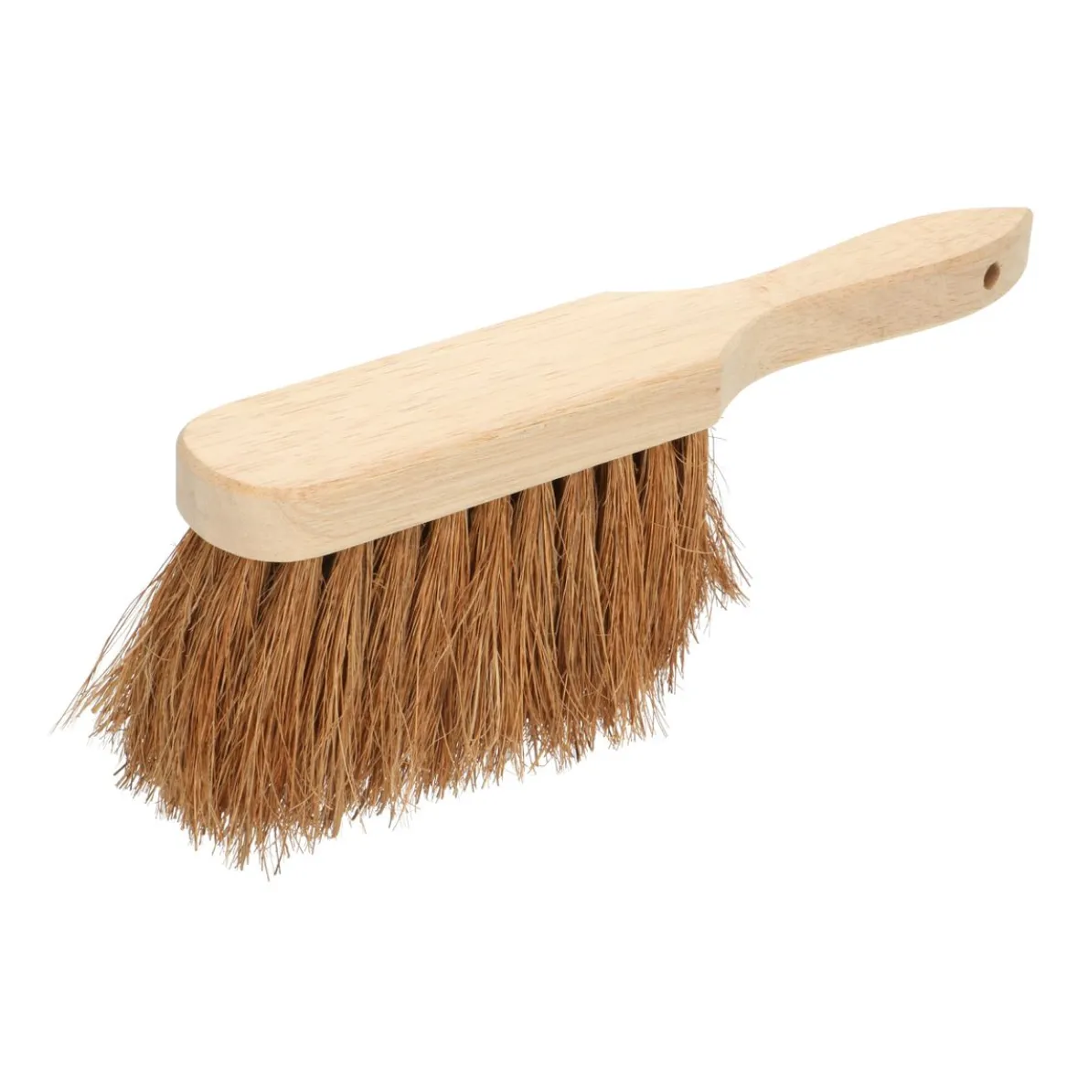 Handveger, rubberhout en kokosvezel