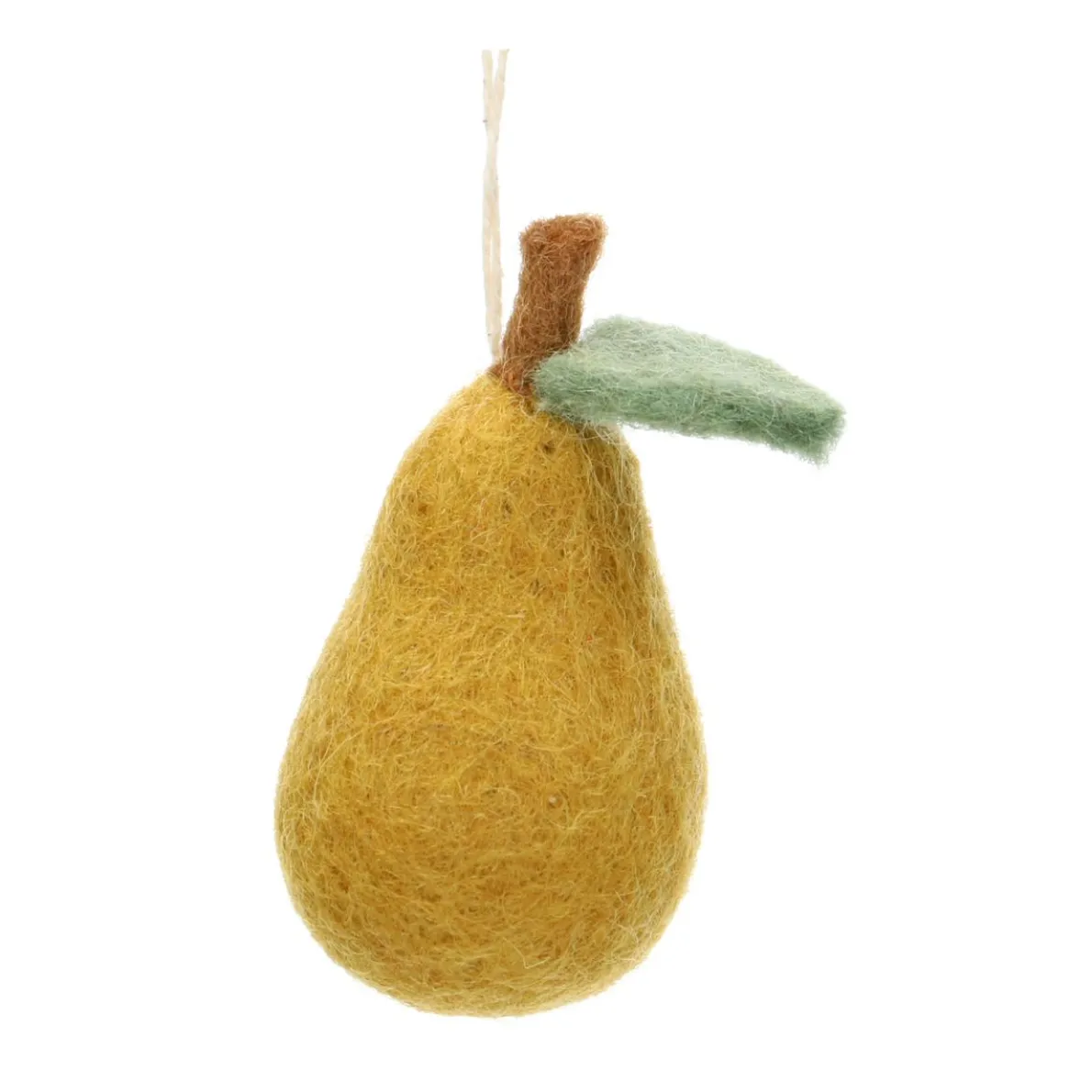 Hanger peer, vilt, geel