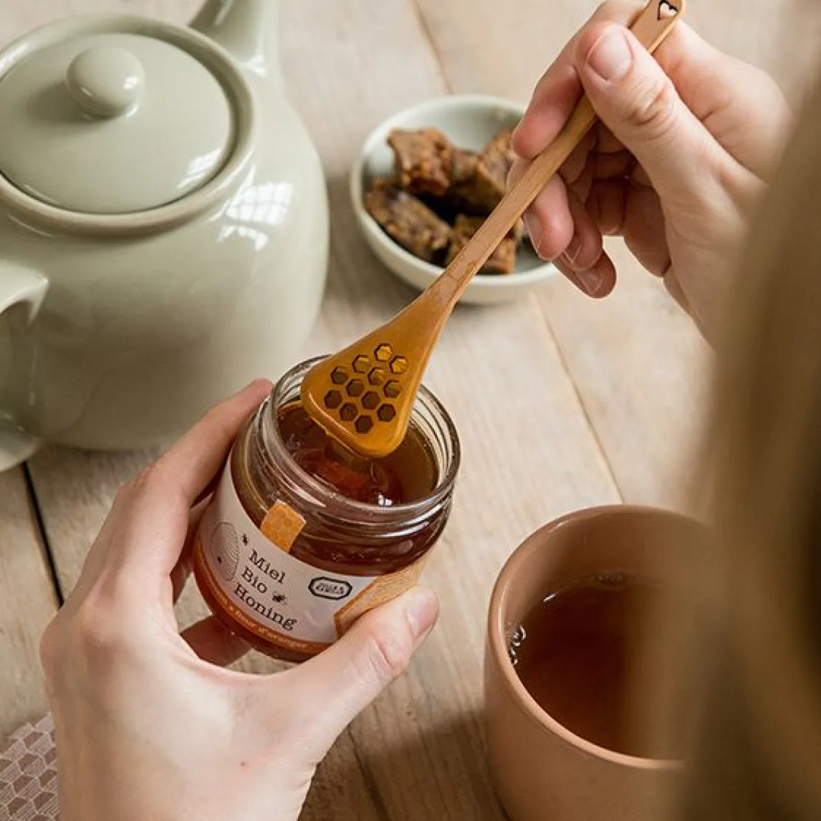 Honing, oranjebloesem, biologisch, 250 gram