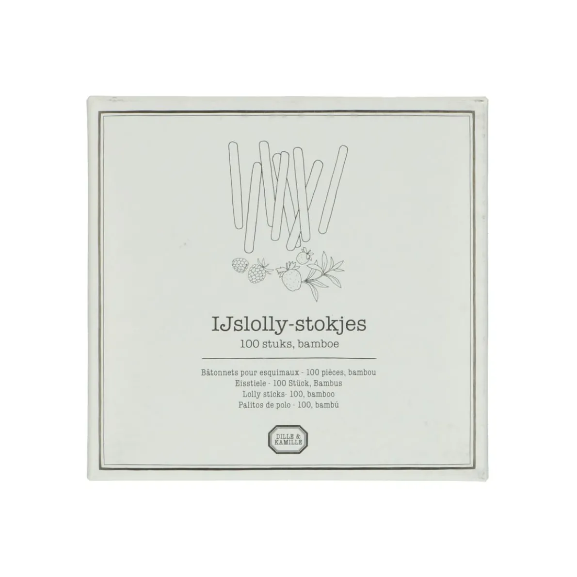 IJslolly-stokjes, bamboe