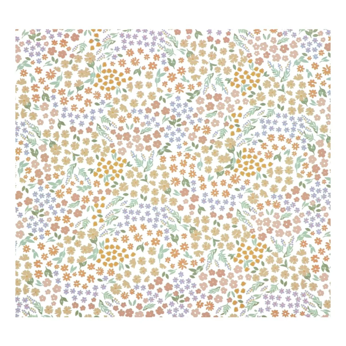 Inpakpapier, bloembed 70 x 250 cm