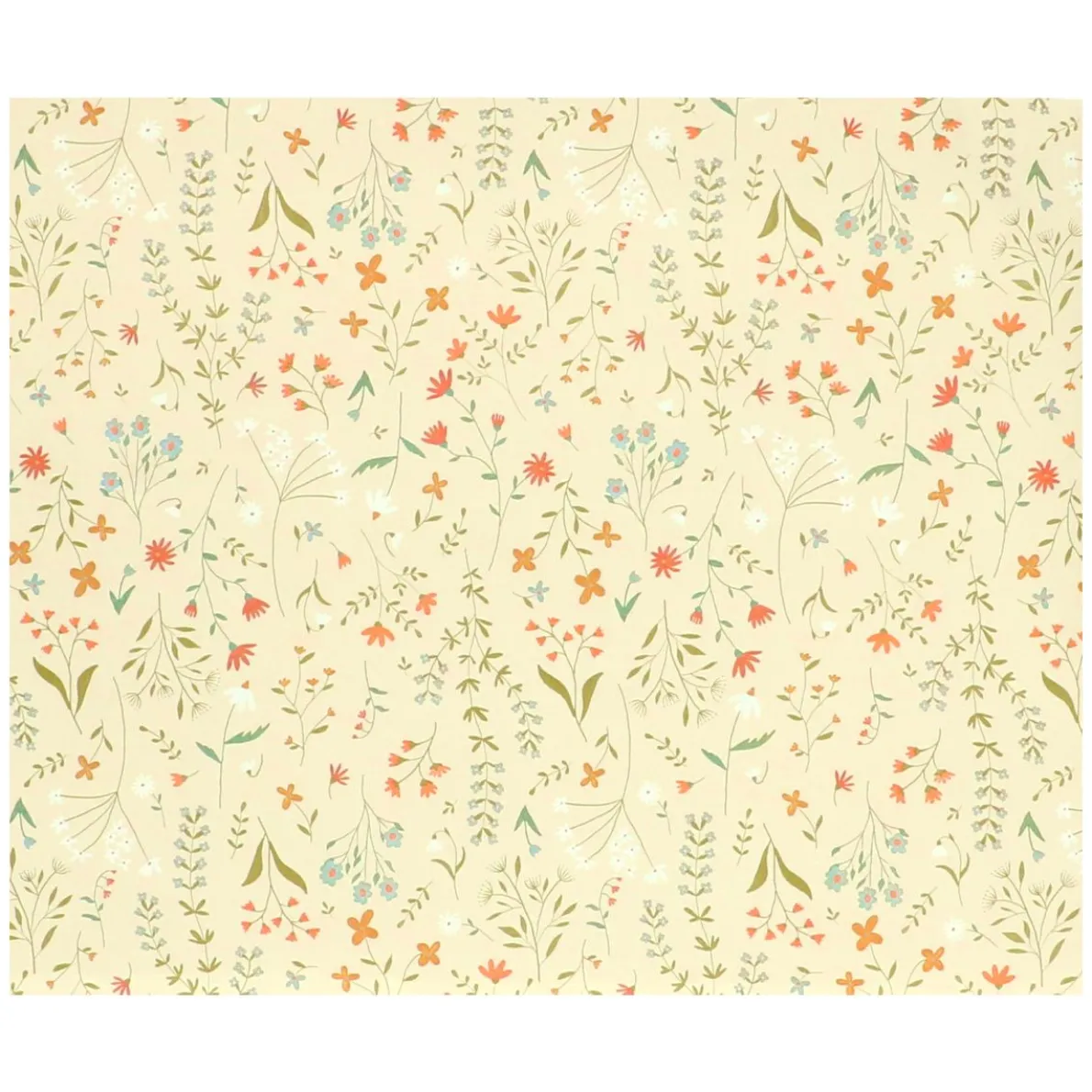 Inpakpapier, bloemenveld, 70 x 250 cm