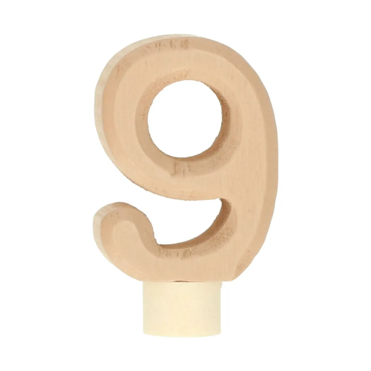 Insteekcijfer 9 hout
