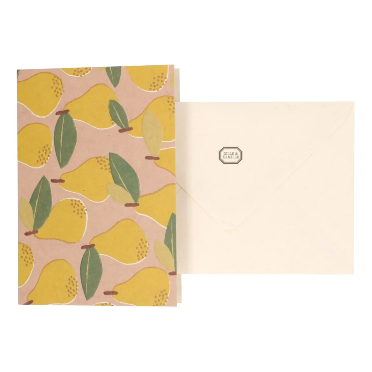 Kaart met envelop, peren