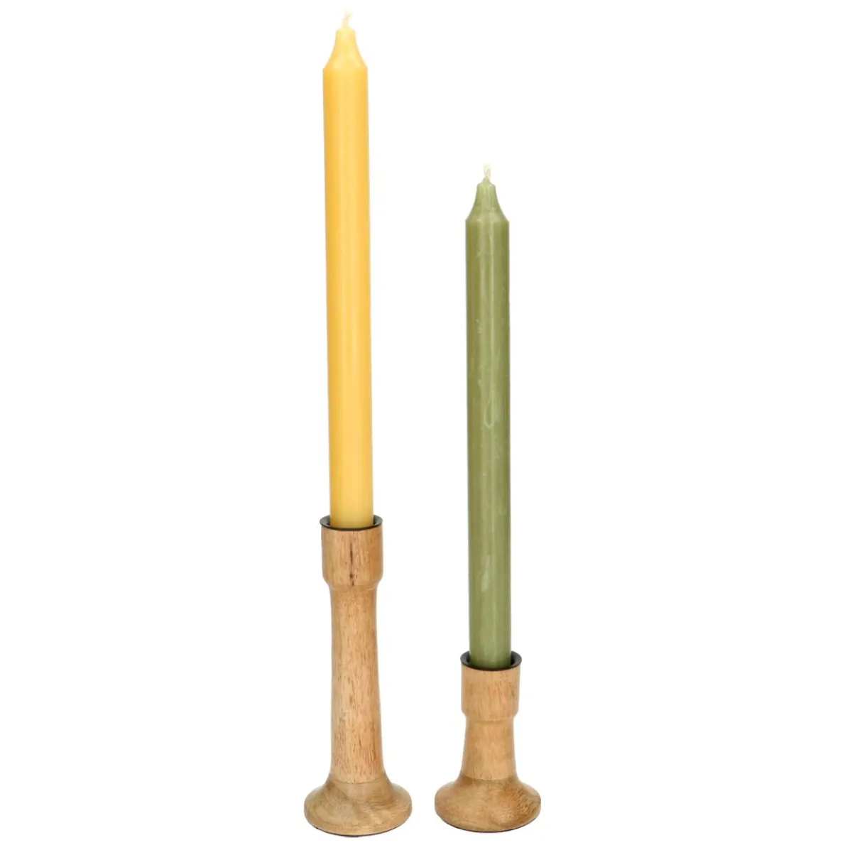 Kandelaar, mangohout, klein