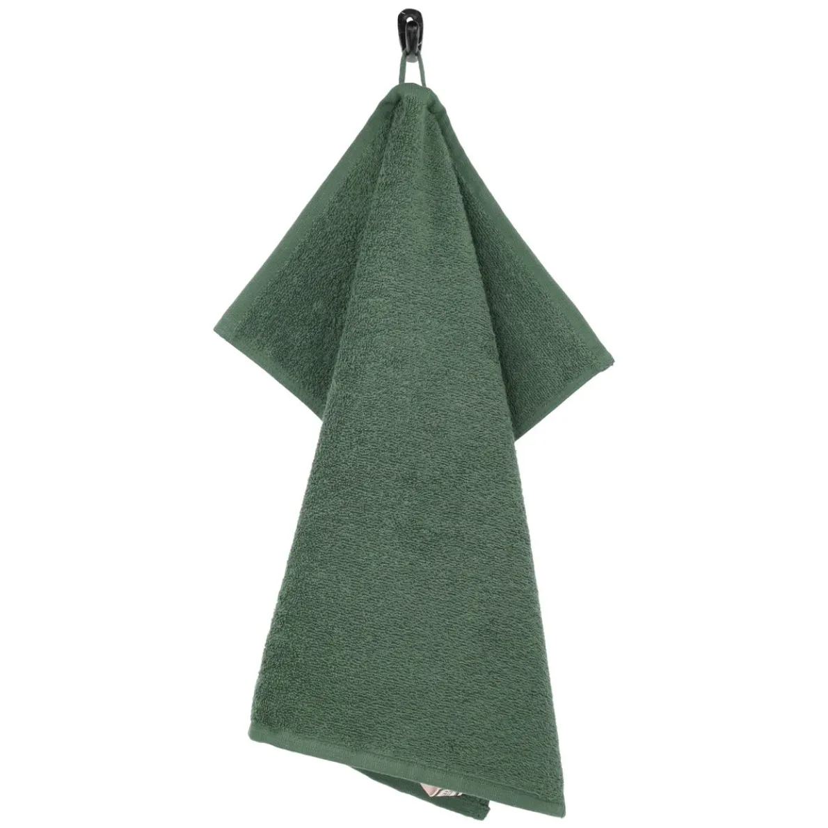 Keukendoek, Recycled katoen, Donkergroen, 50 x 50 cm