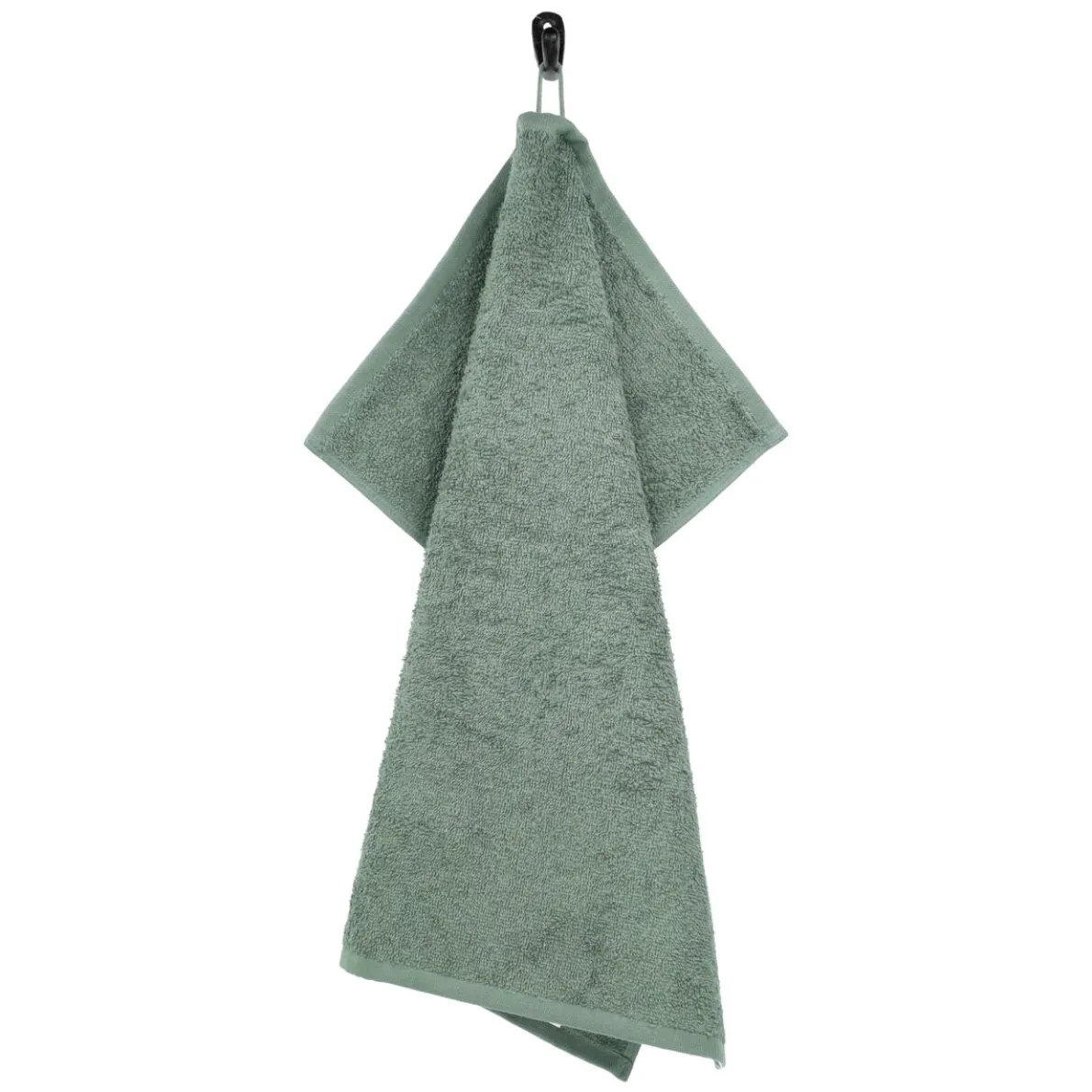 Keukendoek, Recycled katoen, Groengrijs, 50 x 50 cm