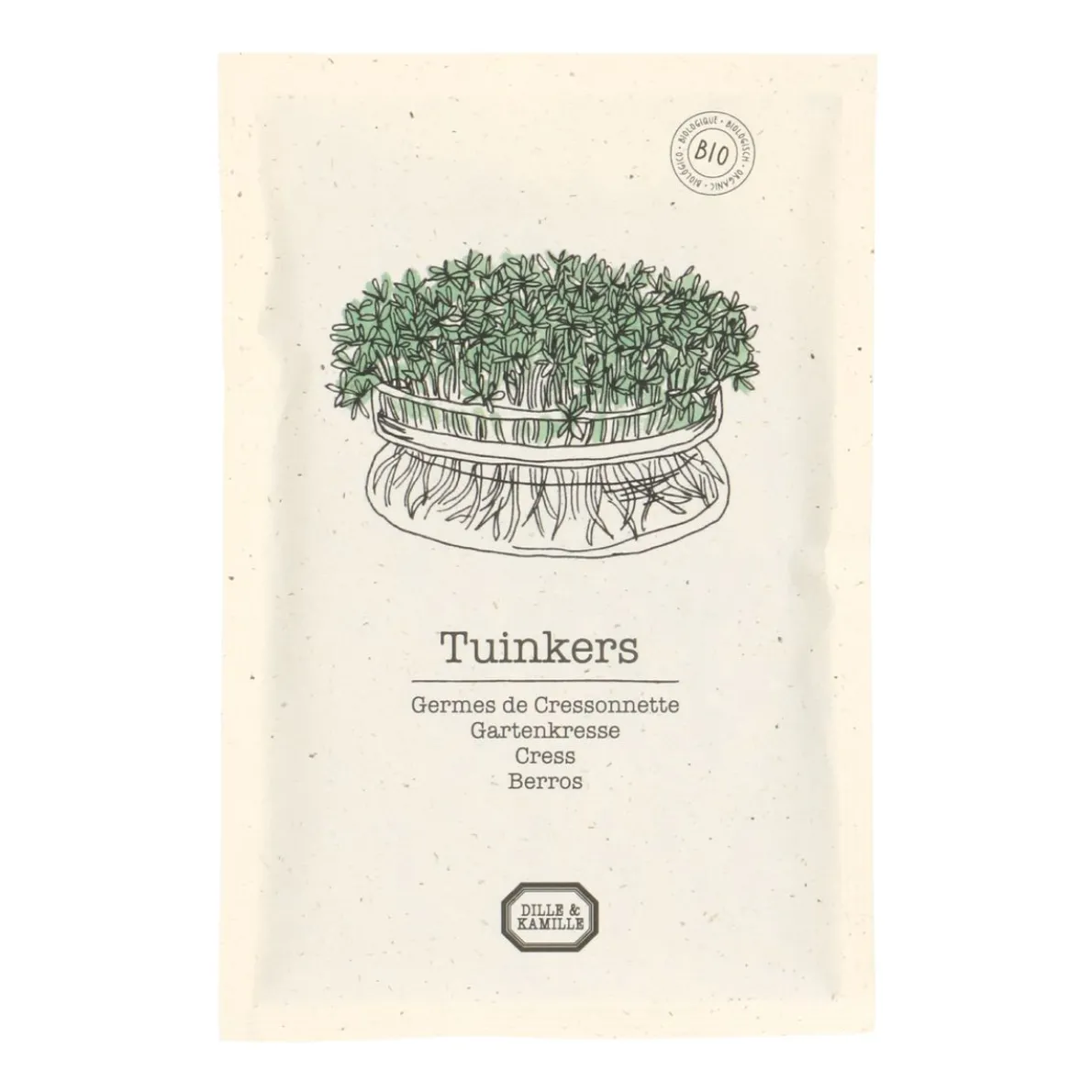 Kiemgroente, biologisch, tuinkers, 50 g