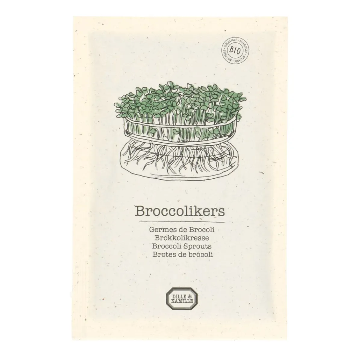 Kiemgroente, biologisch, broccolikers, 25 g