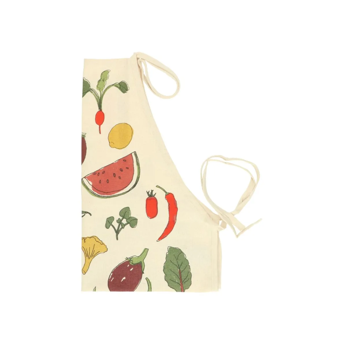 Kinderschort, katoen, groente en fruit