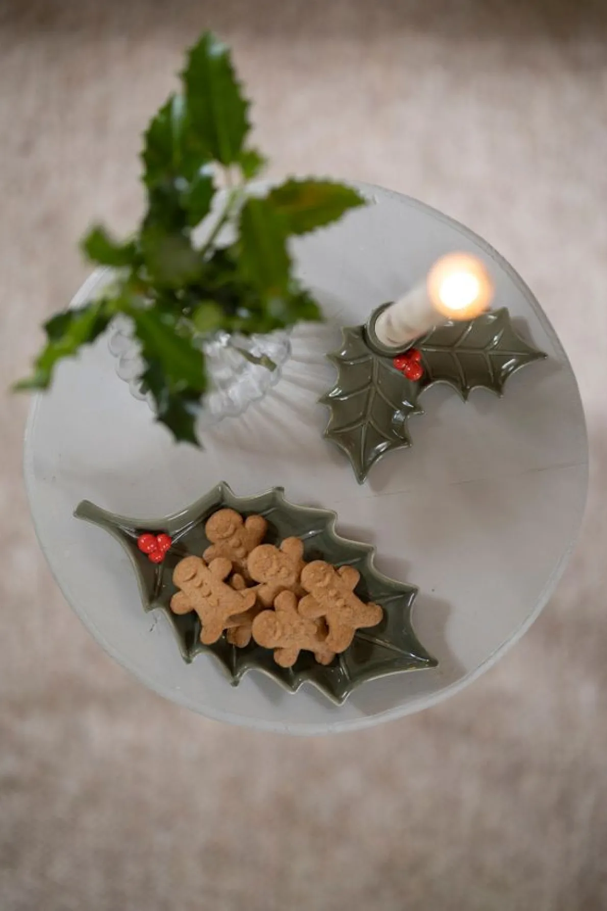 Koekblik, luchtdicht, gevuld met koekemannetjes, speculaas, biologisch, Ø 17 x 7 cm