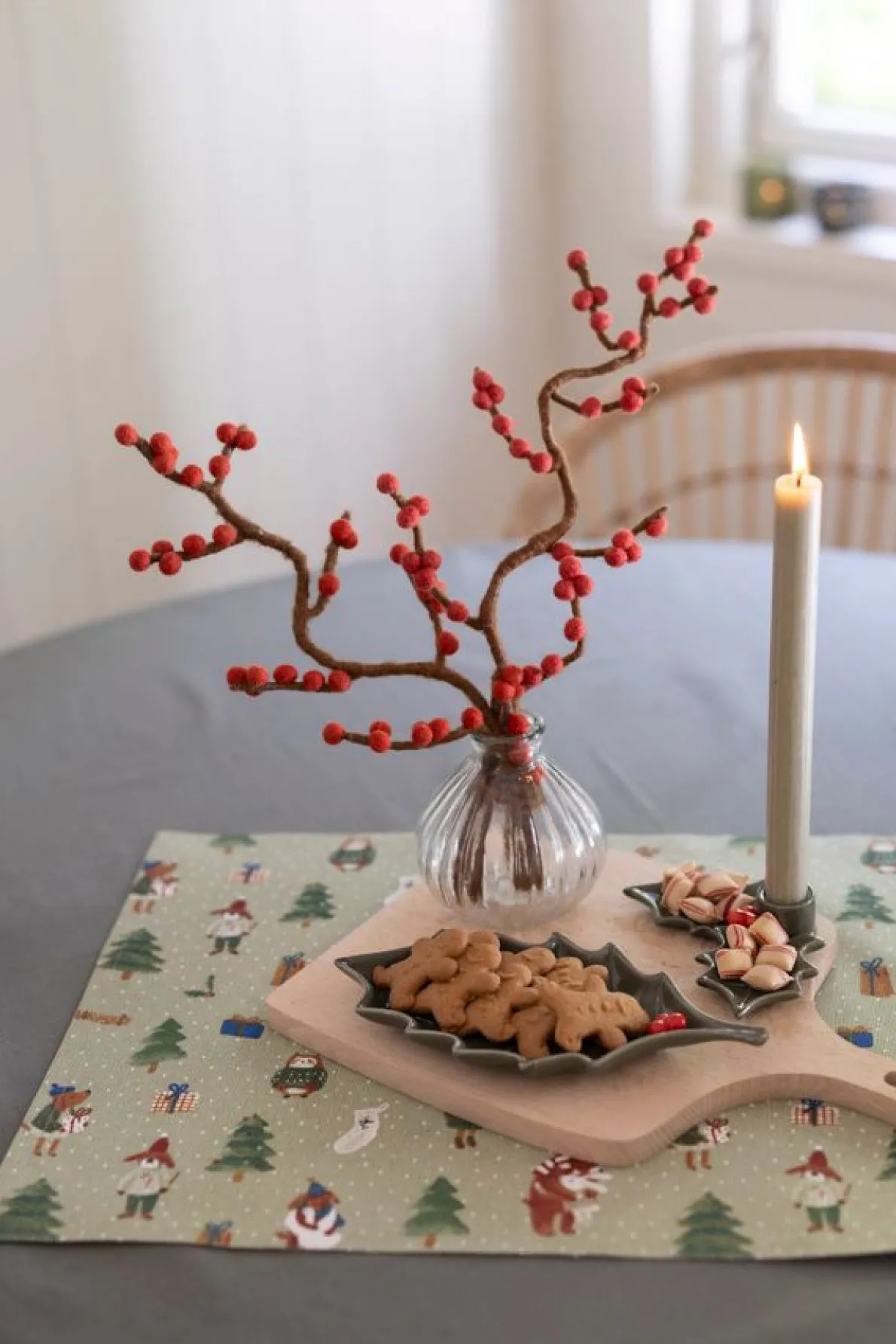 Koekblik, luchtdicht, gevuld met koekemannetjes, speculaas, biologisch, Ø 17 x 7 cm