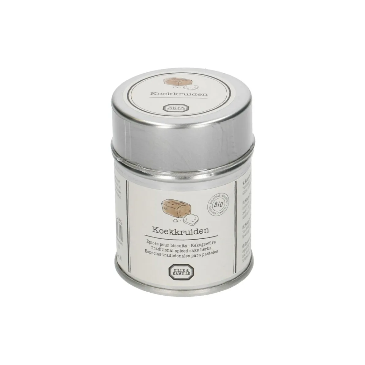 Koekkruiden, biologisch, blikje, 35 g