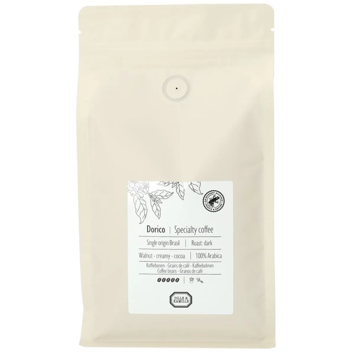 Koffiebonen, Dorico Brasil, 500 gram