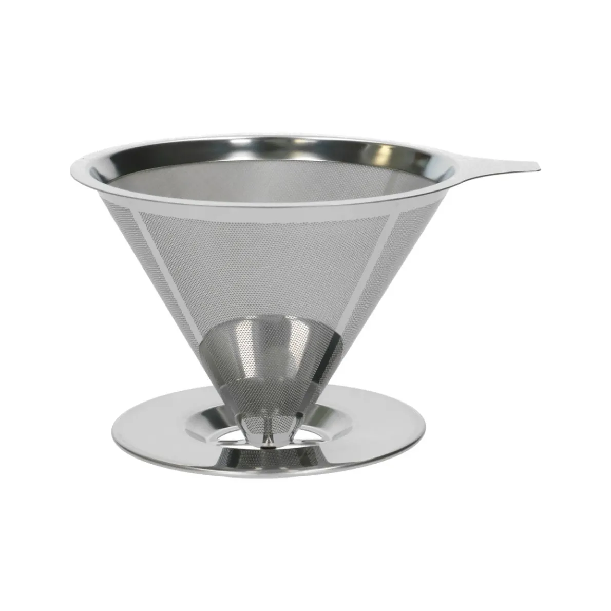 Koffiefilterhouder, rvs, 2 - 4 kopjes