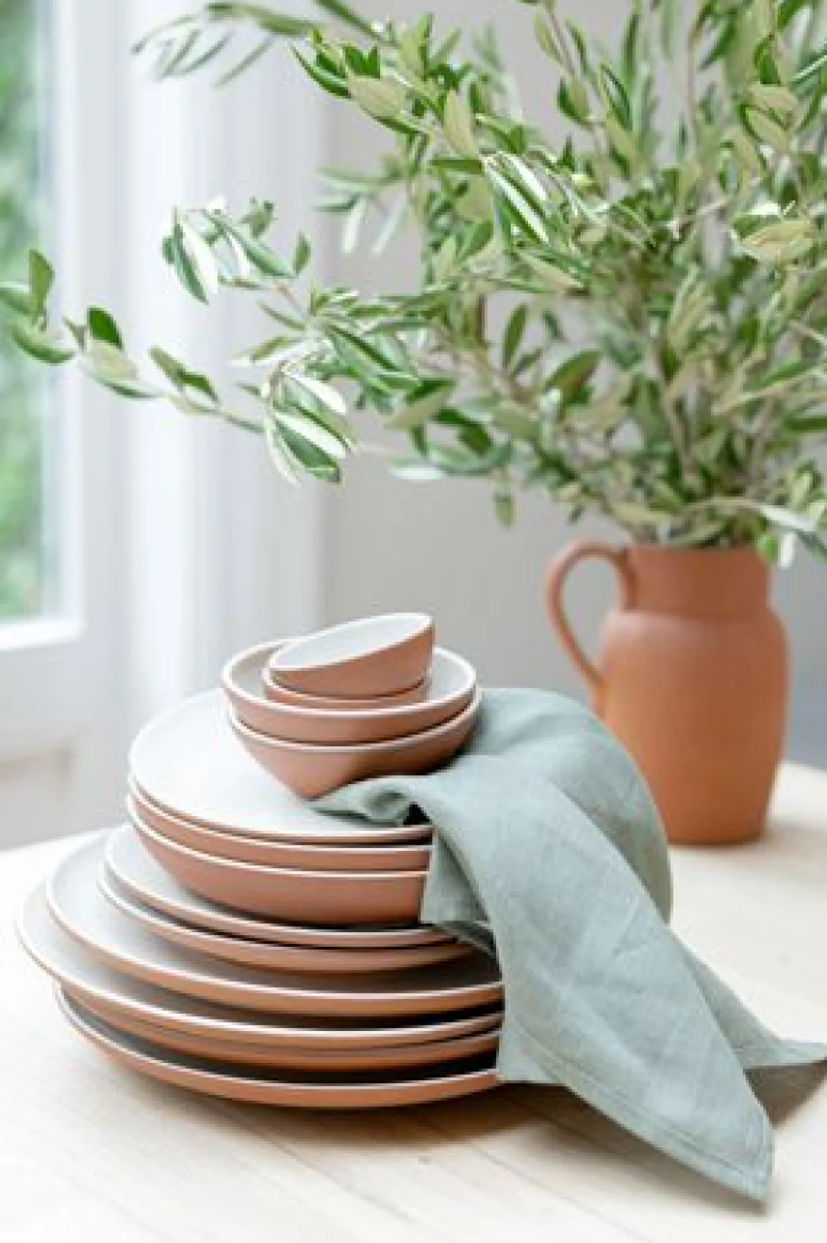 Kom kiezel, terracotta, ø 12 cm