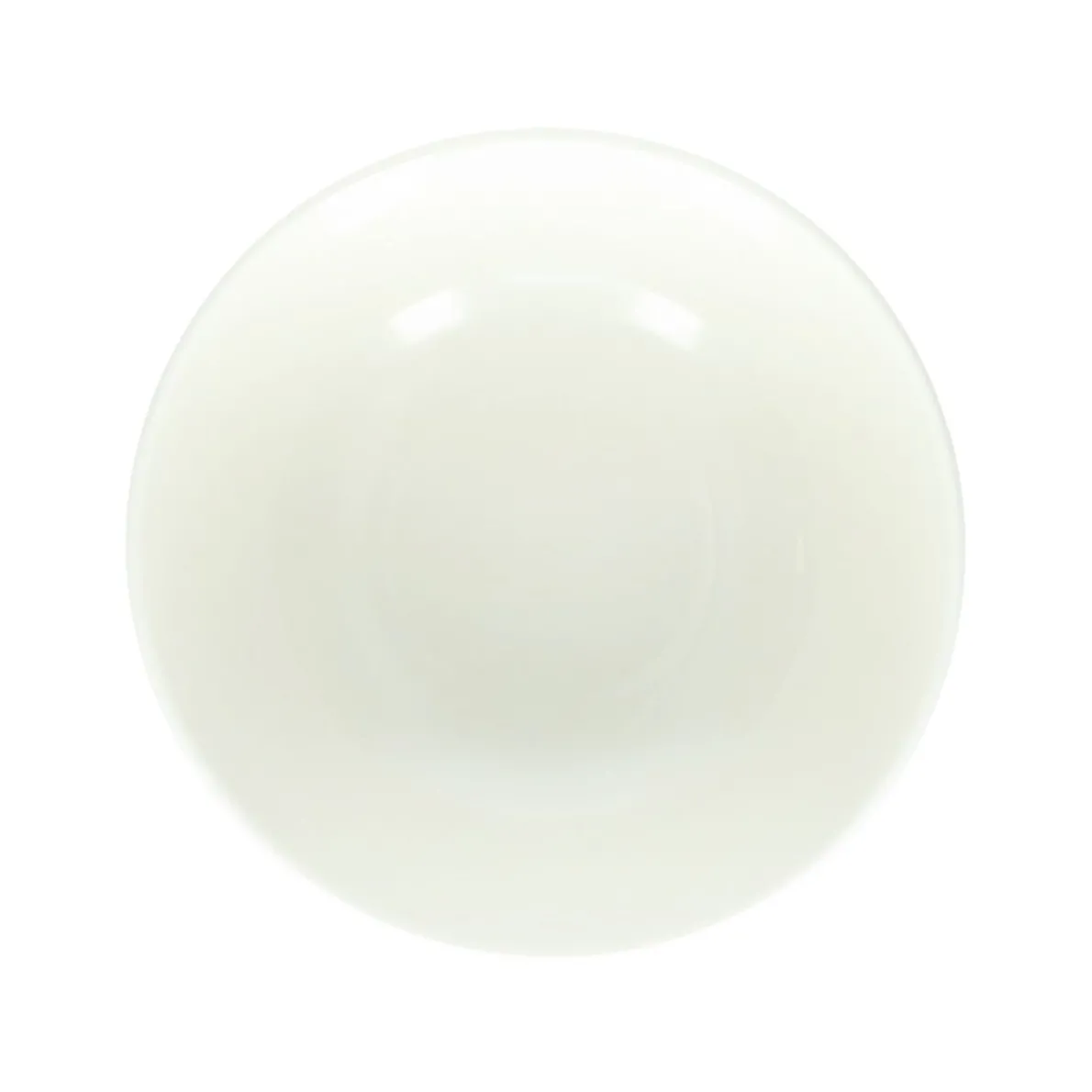 Kom met blauwe stip, organisch, porselein, Ø 12 cm