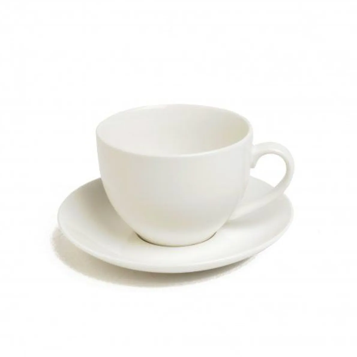 Kop en schotel 'Cameo', porselein,