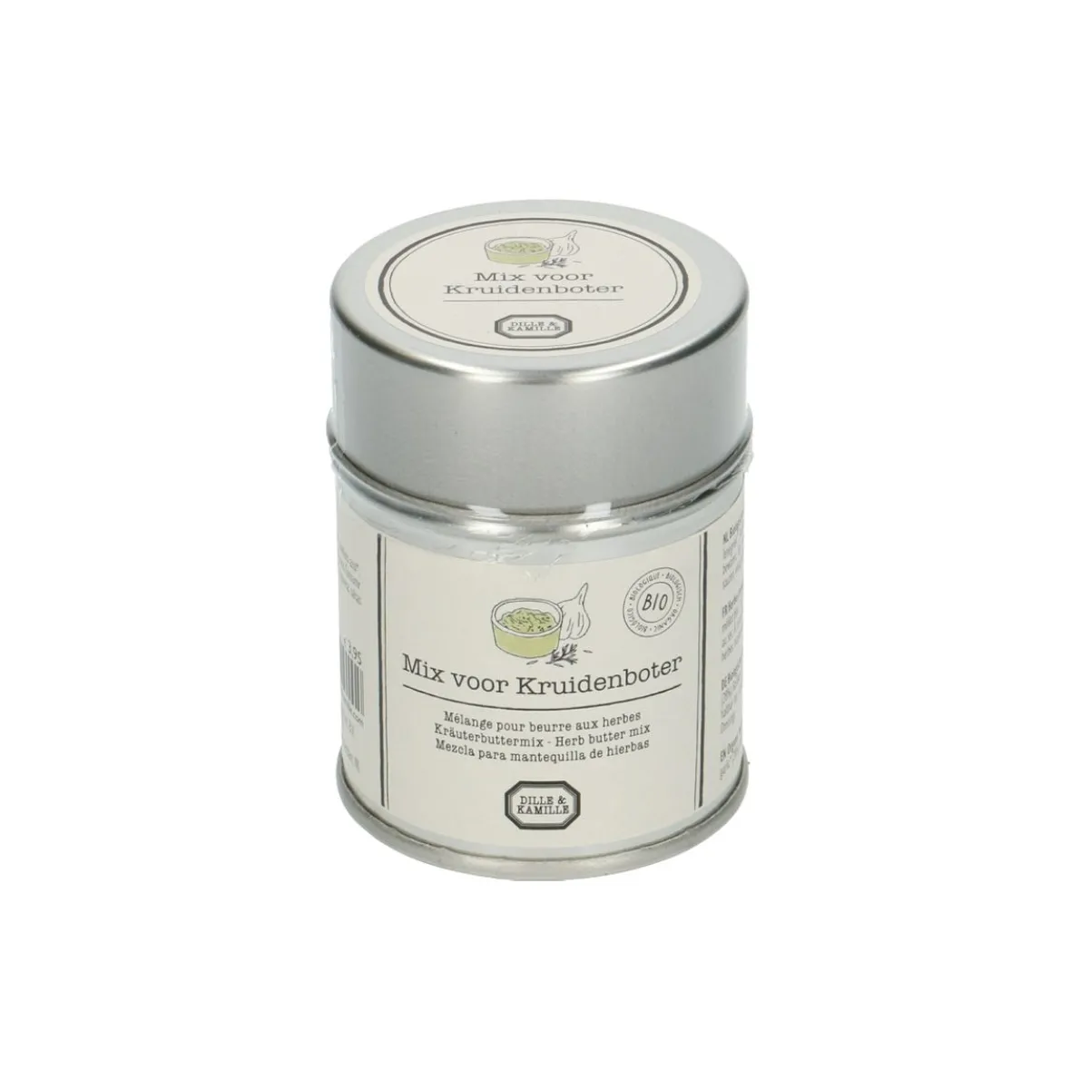 Kruidenboter mix, biologisch, blikje, 20 g