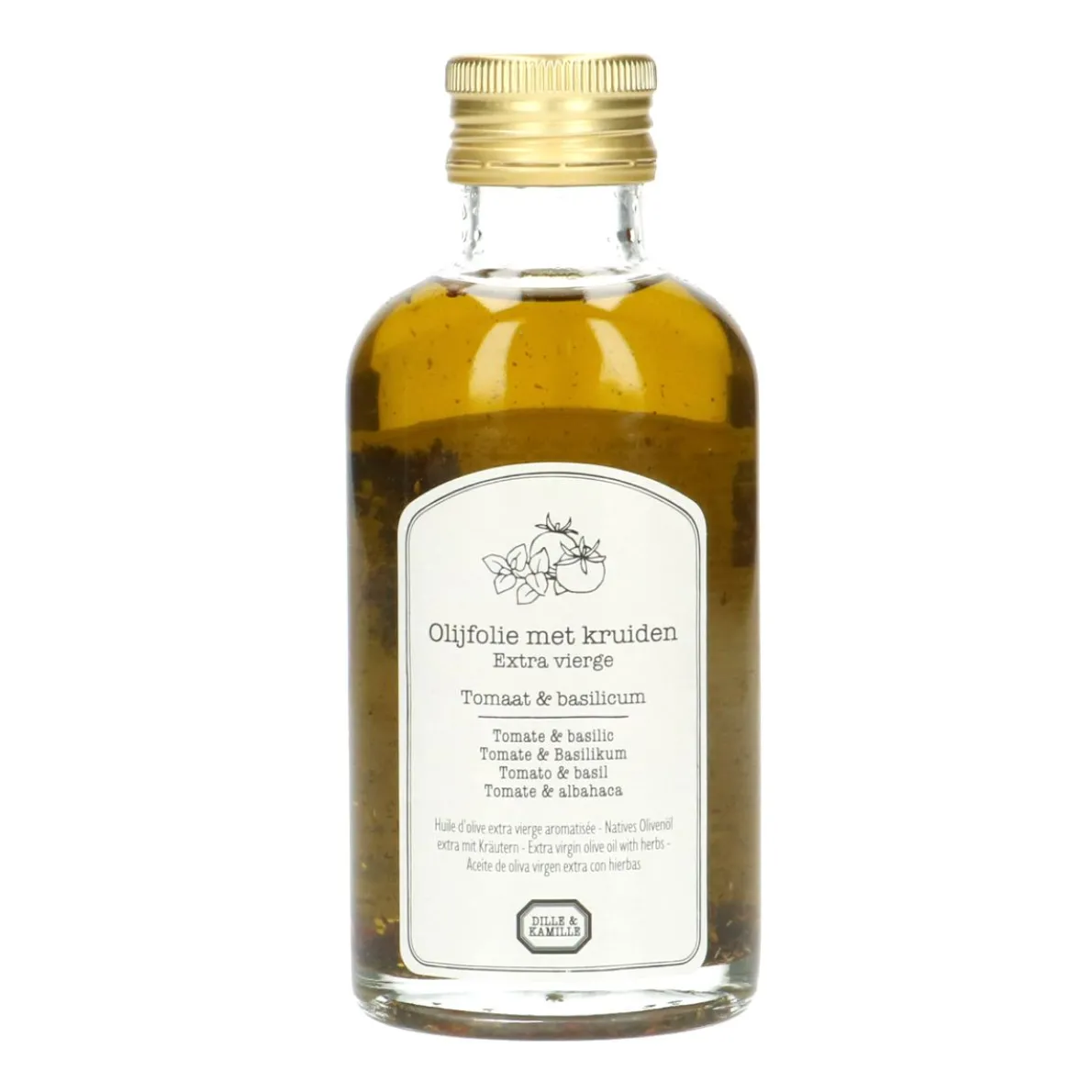 Kruidenolijfolie tomaat basilicum, 250 ml