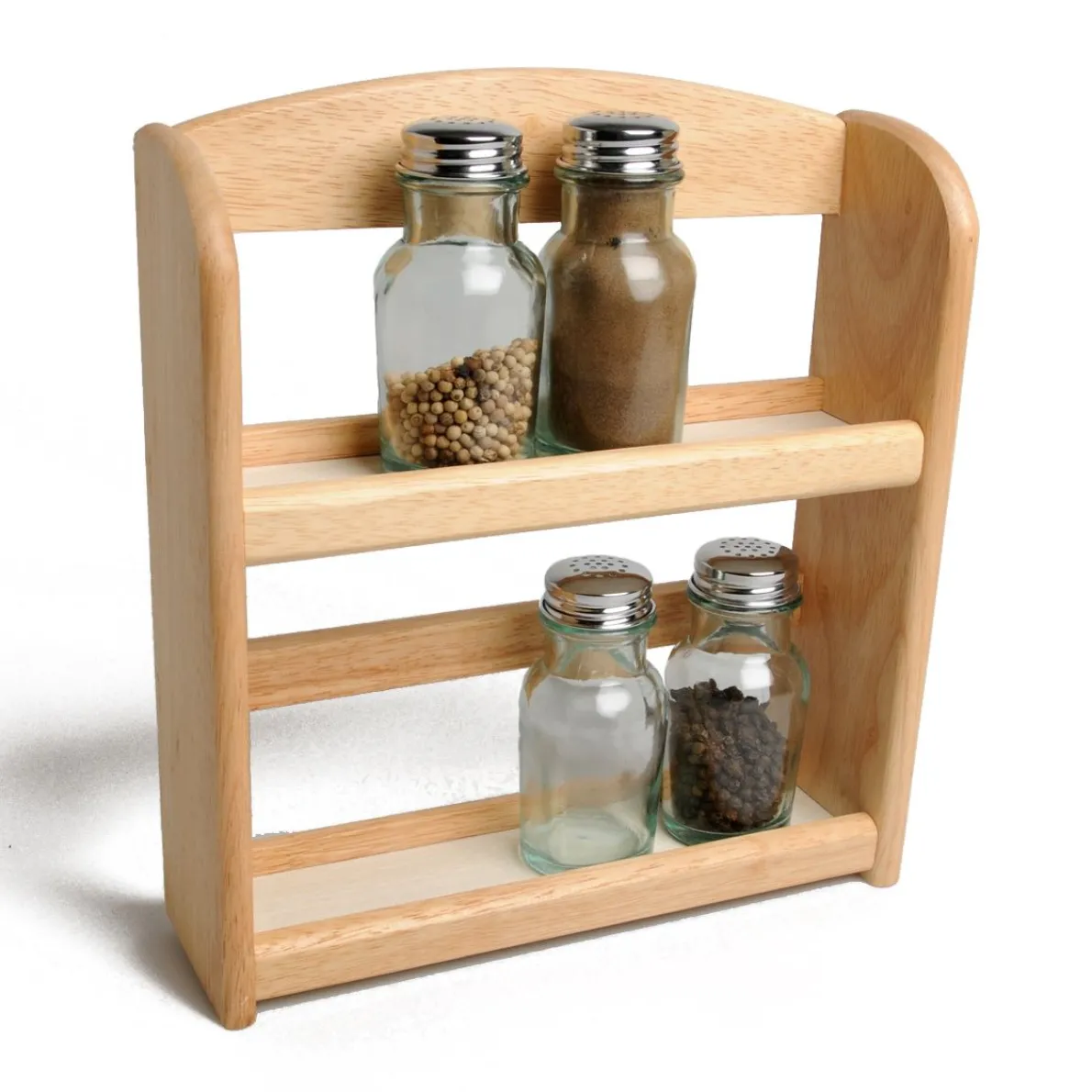 Kruidenrekje voor ca. 8 kruidenpotjes, rubberhout