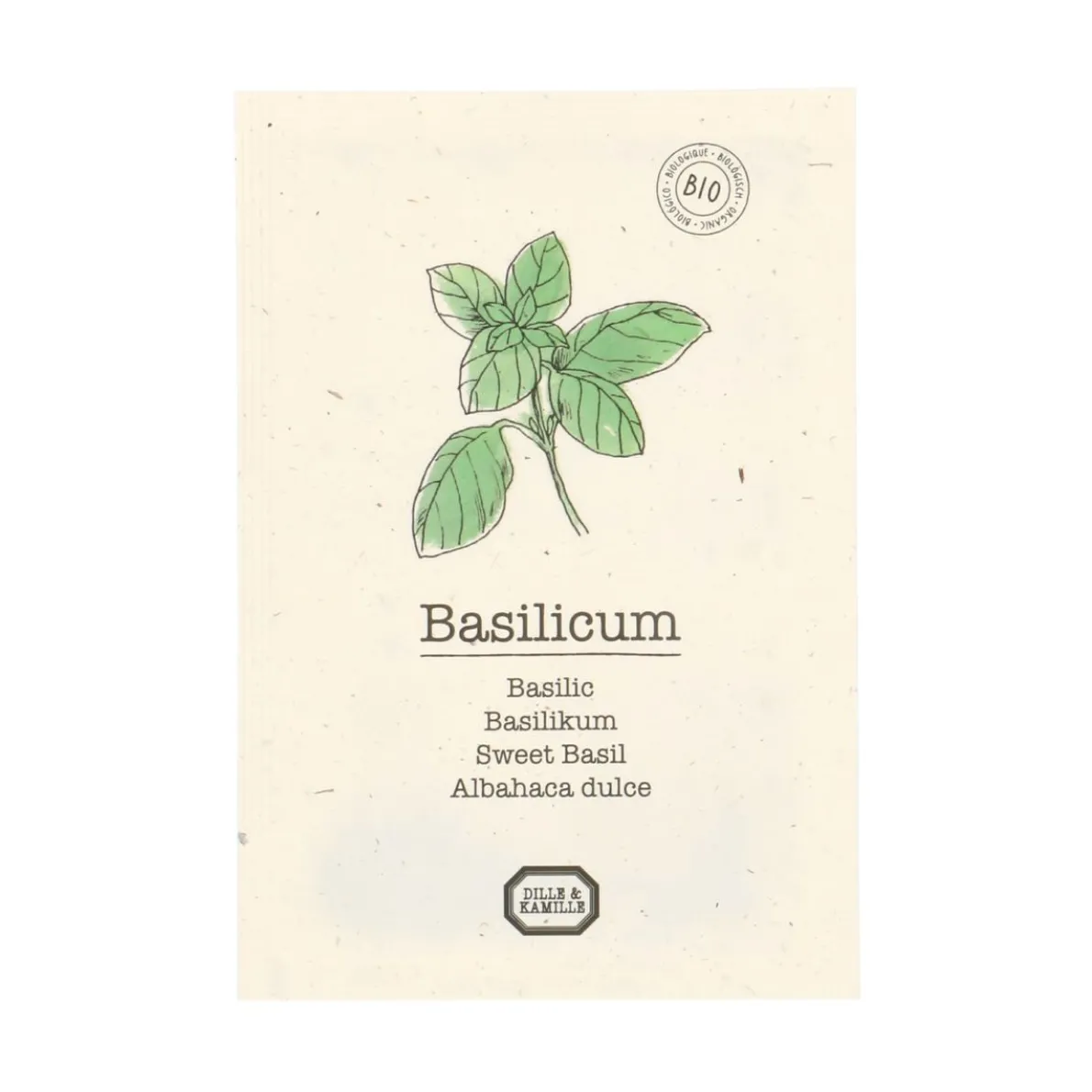 Kruidenzaden, biologisch, basilicum, 0.5 g