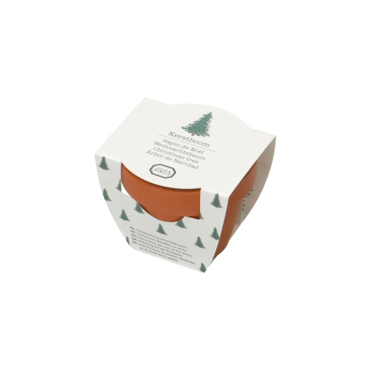 Kweek je eigen kerstboom, groeipotje met zaden